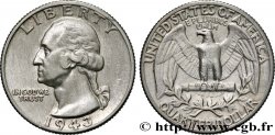 STATI UNITI D AMERICA 1/4 Dollar Georges Washington 1943 Philadelphie