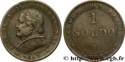 VATICAN ET ÉTATS PONTIFICAUX 1 Soldo an XXI buste large 1867 Rome