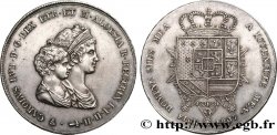 ITALIE - ROYAUME D ÉTRURIE - CHARLES-LOUIS et MARIE-LOUISE 10 Lire, 2e type 1807 Florence TTB+/SUP