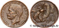 ITALIE 10 Centesimi Victor Emmanuel III 1919 Rome