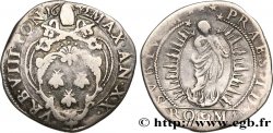 ITALIA - ESTADOS PONTIFICOS - URBAIN VIII (Maffeo Barberini) Teston an XX 1642 Rome