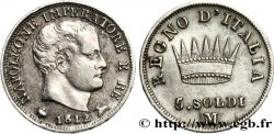 ITALIEN - Königreich Italien - NAPOLÉON I. 5 Soldi 1812 Milan