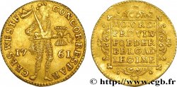 NETHERLANDS - UNITED PROVINCES - WEST-FRIESLAND Ducat 1761  AU