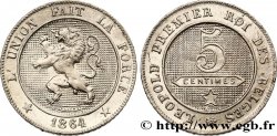BELGIQUE 5 Centimes Lion légende française 1864