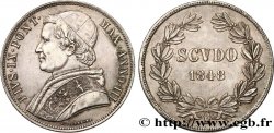 ITALIA - STATO PONTIFICIO - PIE IX (Giovanni Maria Mastai Ferretti) Scudo an III 1848 Rome