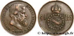 BRASILIEN 40 Réis Empereur Pierre II 1880