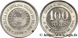 BRAZIL 100 Reis 1898 