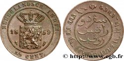 INDES NEERLANDAISES 1/2 Cent 1859 Utrecht