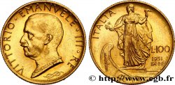 ITALY - KINGDOM OF ITALY - VICTOR-EMMANUEL III 100 Lire, an IX 1931 Rome MS