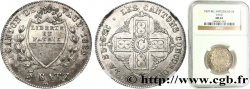 SUISSE - CANTON DE VAUD 5 Batzen 1829  FDC65 NGC