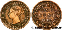CANADA 1 Cent Victoria 1882 Heaton