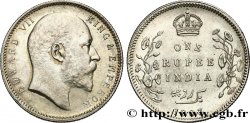 INDES BRITANNIQUES 1 Roupie Edouard VII 1903 Calcutta SPL