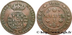 ANGOLA 1/2 Macuta Marie II (Maria) 1853 