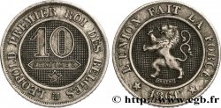 BELGIO 10 Centimes Léopold Ier 1861