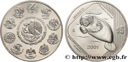 MEXIKO 5 Pesos Lamantin 2001 Mexico