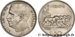 ITALY 50 Centesimi  Victor Emmanuel III 1920 Rome
