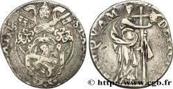 ITALIA - STATO PONTIFICIO - SISTO V (Felice Peretti di Grottammare) Teston an I (1585) Rome