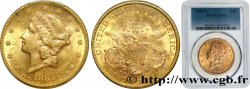 ÉTATS-UNIS D AMÉRIQUE 20 Dollars  Liberty  1885 San Francisco MS61 PCGS