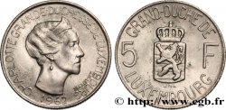 LUXEMBURGO 5 Francs Grande-Duchesse Charlotte 1962 