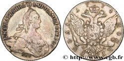 RUSSIE - CATHERINE II Rouble 1774 Saint-Pétersbourg TTB