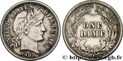 VEREINIGTE STAATEN VON AMERIKA 1 Dime Barber 1908 Denver
