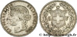 SCHWEIZ 5 Francs Helvetia 1894 Berne