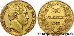 INVESTMENT GOLD 20 Francs Léopold Ier 1865 Bruxelles