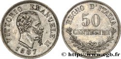 ITALIA 50 Centesimi Victor Emmanuel II 1867 Milan