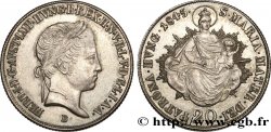 HUNGARY 20 Krajczar Ferdinand Ier 1845 Kremnitz