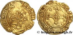 PAYS-BAS BOURGUIGNONS - DUCHÉ DE BRABANT - PHILIPPE LE BEAU 1/2 Florin d or au saint Philippe n.d. Anvers