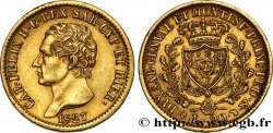 ITALIA - REGNO DE SARDINIA 20 Lire Charles Félix 1827 Turin