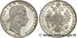 AUTRICHE 1 Florin François-Joseph Ier tête laurée 1859 Vienne SPL