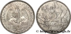 MEXICO 1 Peso Liberté à cheval 1910 Mexico