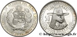 PÉROU 50 Soles Tupac Amaru 1971 Lima SPL