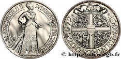 DINAMARCA 200 Kroner 25e anniversaire de règne de la reine Margrethe II 1997 Copenhague