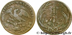 MEXIKO 1/4 Real 1836 Mexico