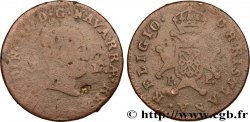 ESPAGNE - NAVARRE 3 Maravedis Ferdinand III 1825 ou 1826 Pampelune