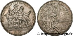 SWITZERLAND 5 Francs, concours de Tir de Lugano 1883