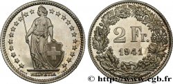 SWITZERLAND 2 Francs Helvetia 1941 Berne