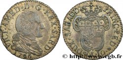 ITALIA - REINO DE CERDEÑA 10 Soldi Victor Amédée III, Roi de Sardaigne 1796 Turin