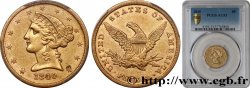 ÉTATS-UNIS D AMÉRIQUE 5 Dollars  Liberty  1840 Philadelphie