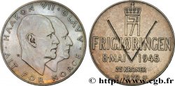 NORVEGIA 25 Kroner 25e anniversaire de la Libération 1970