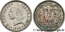 DOMINICAN REPUBLIC 10 Centavos 1944