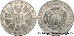 AUSTRIA 50 Schilling 125e anniversaire de la Gendarmerie autrichienne 1974