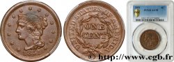ÉTATS-UNIS D AMÉRIQUE 1 Cent Liberté “Braided Hair” 1851 Philadelphie