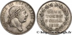 GRAN BRETAÑA - JORGE III 3 Shillings Bank token 1812 