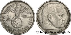 ALLEMAGNE 2 Reichsmark Maréchal Paul von Hindenburg 1938 Vienne