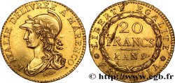 ITALY - SUBALPINE GAUL 20 francs Marengo 1801 Turin
