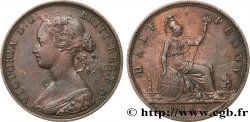 REINO UNIDO 1/2 Penny Victoria “Bun Head” 1862 