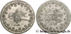 TURQUíA 20 Kurush au nom de Abdul Halid II AH1293 an 1 (1876) Constantinople